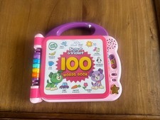 Leap Frog Scout Violet 100 Words Book Music Read Learning Interactive Untested