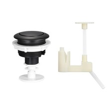 For Toilet Flush Button 55mm ABS Compact Single Button with Bracket Option