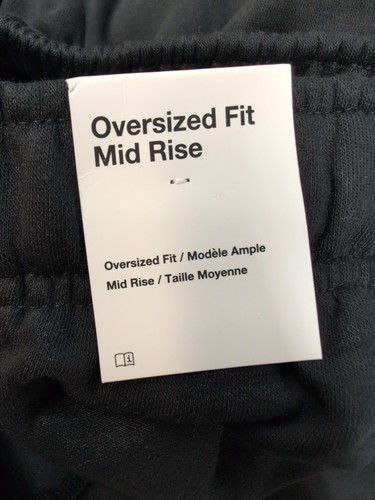 Nike Sportswear Club Fleece Mid Rise Oversized Sweatpants Women Size M Black - Picture 7 of 9
