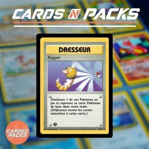 Carte Pokemon Rappel 78/102 Set de Base Edition 1 NM-Mint