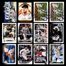 Aaron Judge Lot 12 Different Baseball Cards 2017-2025 New York Yankees/NYY Set
