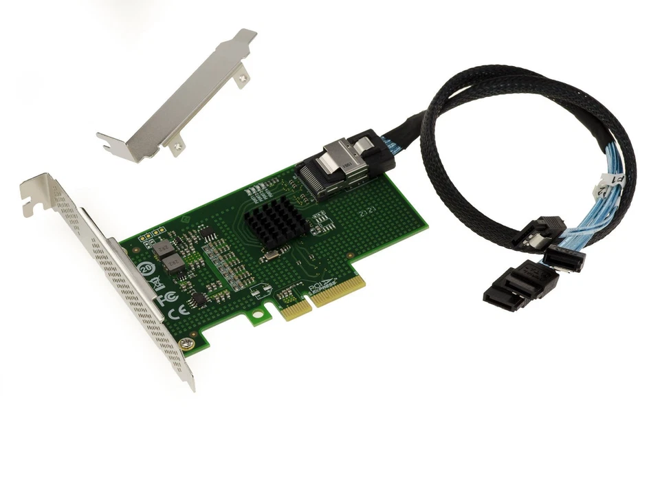 Controller Pcie 2.0 4x Raid SATA III 6GB 4 Ports Marvell 88SE9230 - Image 2 of 2