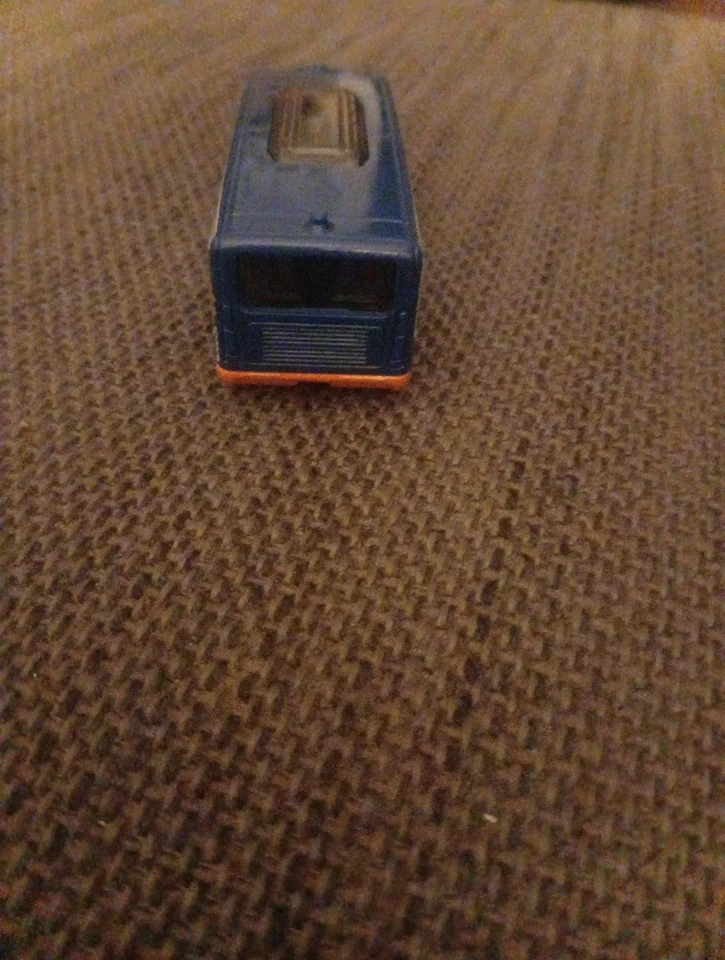 Matchbox Swift Shuttle Bus, Blau/Orange, Mattel MBX - Bild 4 von 4