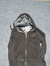 Vintage American Eagle Y2K Brown Hoodie Surf Aztec Lined Sz S Womens