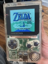 Nintendo Gameboy Pocket With Crystal Shell - Ips Screen - Premium Quality Build