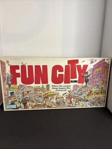 FUN CITY Board Game COMPLETE Parker Brothers Vintage 1987