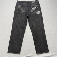 Vintage Y2K G-Unit 50 Cent Jeans Men's Size 40x34 Black Baggy Denim Hip Hop