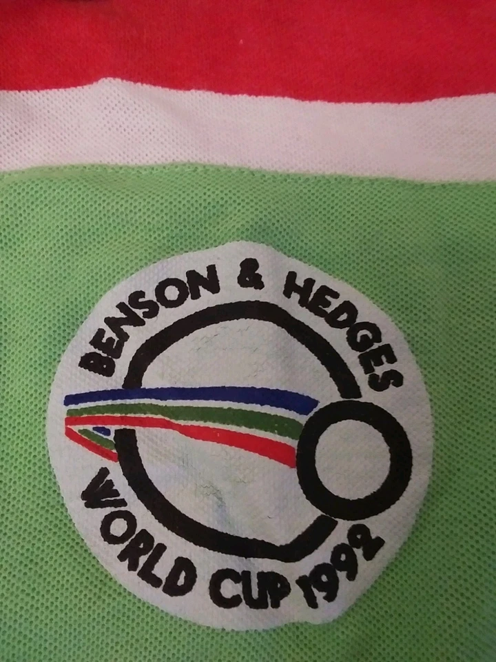 Pakistan National Cricket Team Vintage F.S. Garments 1992 World Cup Jersey M - image 4 of 4