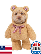 Rubies Walking Teddy Bear Pet Costume for Dogs  Cats - Small, Cute  Comfy