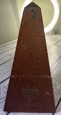 Vintage Seth Thomas Metronome 7 Model 5012 Walnut Wood with Tight Working Spring