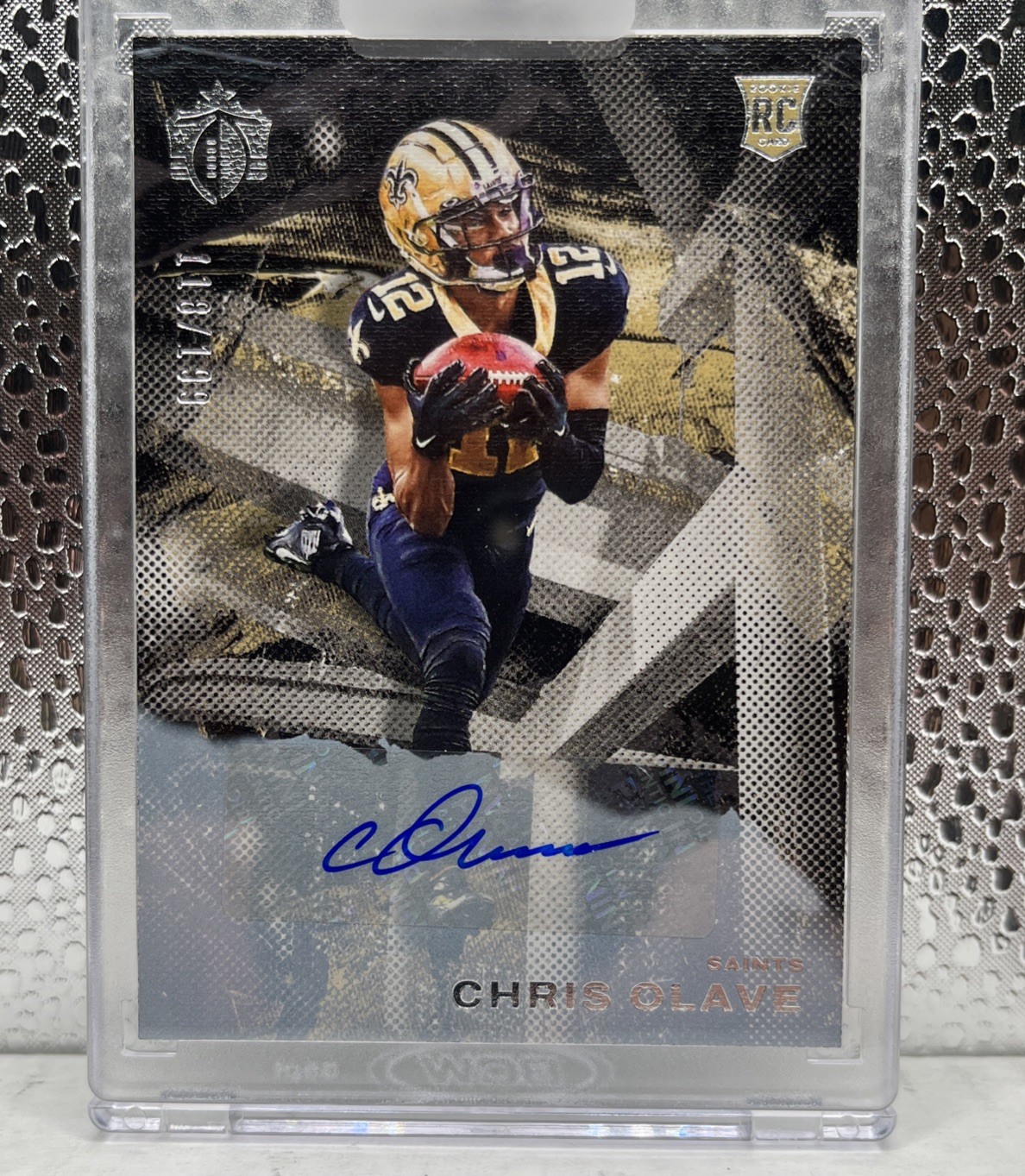 2022 Panini Chronicles Gridiron Kings Chris Olave #GK-8 Signatures 118/199 RC 