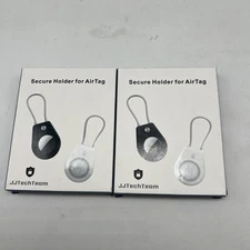 2-Pack Protect Case Compatible with Apple AirTag, Secure GPS Tracker Holder