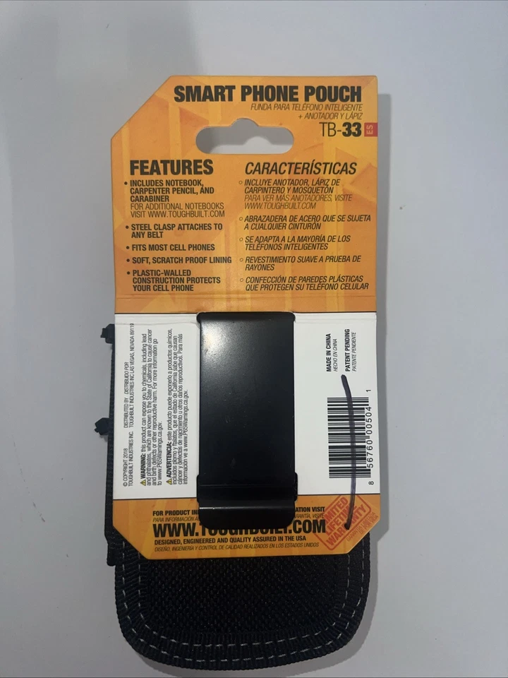 ToughBuilt Smart Phone Pouch with Notebook & Pencil Pouch - Image 2 of 4