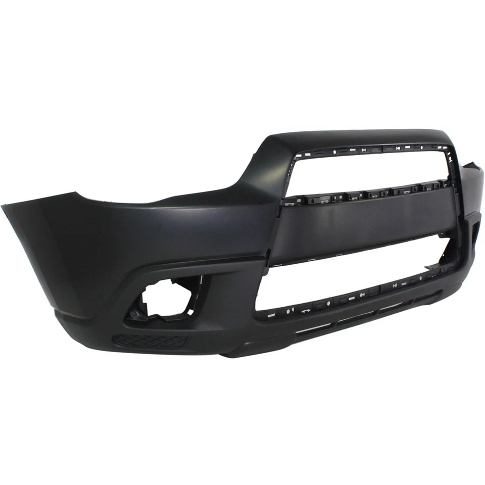 Front Bumper Cover For 11-12 Mitsubishi Outlander Sport w/ fog lamp holes Primed - Image 3 of 4