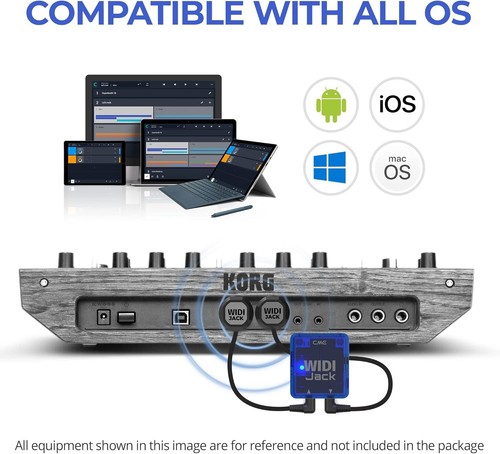 Complete Bluetooth MIDI Adapter Pack with 5-PIN DIN Cables - Compact & Powerful - Picture 5 of 11