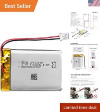 Safe  Powerful 3.7V 1100mAh Lipo Battery Rechargeable for Arduino  More