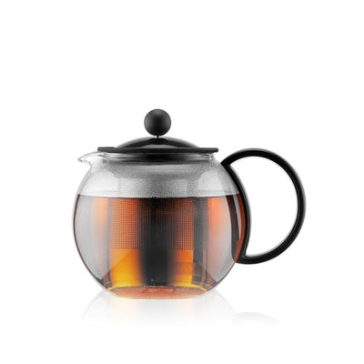 BODUM 1812-01 Assam Teekocher (French Press System Permanent Edelstahl