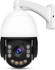 8MP PTZ IP PoE Speed Dome Camera Outdoor 20x Optical Zoom Pan Tilt SD Slot NDAA