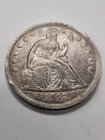 1843 Seated Liberty Dollar $1 VG- Fine