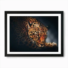 Jaguar Art Print Framed Wall Art Poster Canvas Print Picture
