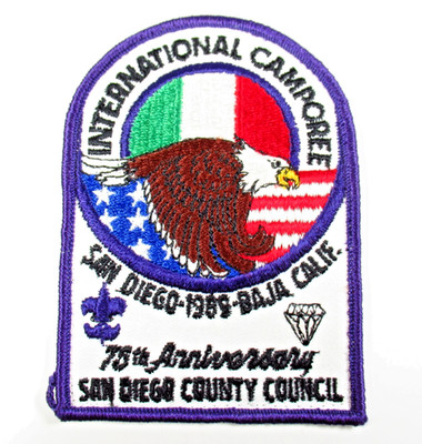 International Camporee San Diego Baja California 1989 BSA Patch
