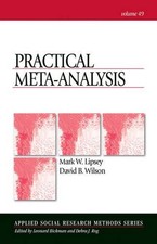 Practical Meta-Analysis by David Wilson (English) Paperback Book