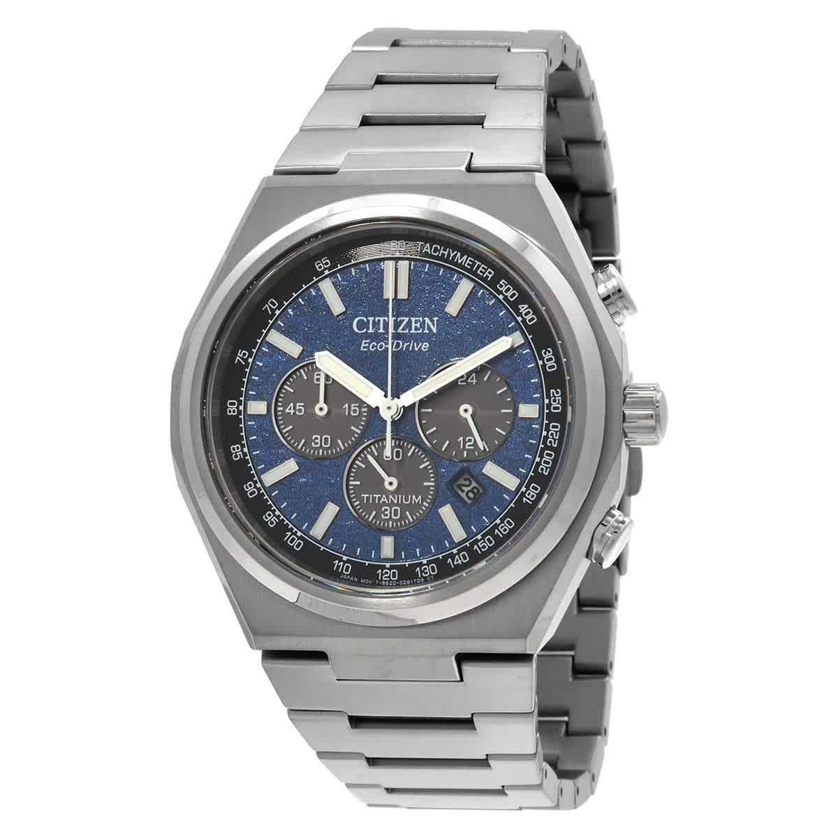 Citizen Zenshin Chronograph Blue Dial Men Watch CA4610-85L