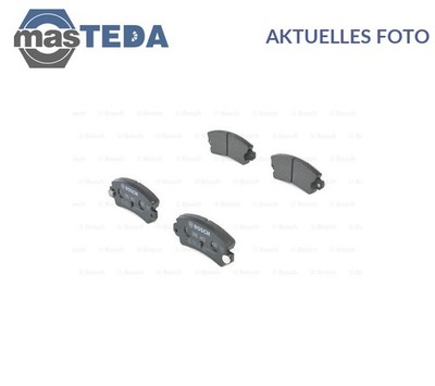 0 986 463 490 SATZ BREMSBELÄGE BREMSKLÖTZE HINTEN BOSCH NEU OE QUALITÄT