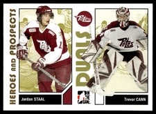 2007-08 ** Jordan Staal/Trevor Cann Peterborough Petes #91