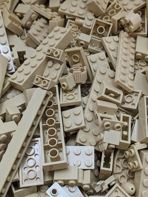 #ad LEGO 300pcs Color Sorted Bulk Lot Pieces Cleaned Genuine Plates Bricks Specialty $22.99