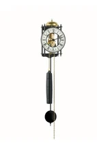 Hermle Ravensburg Wall Clock - Skeleton Clock / Wrought Iron / Weight Driven