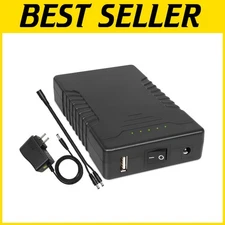 Rechargeable Lithium Ion Battery Pack with Dual Outputs for LED & CCTV Devices