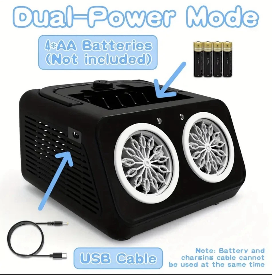 Automatic Bubble Party Machine, Bubble Blower With 2 Fans 20000+Bubbles Per/Min - Image 4 of 4