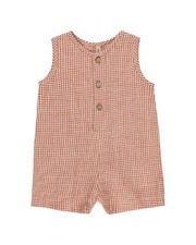 Rylee Cru Collective Maverick Linen-Blend Romper