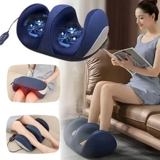 Super Big Electric Foot Leg Massager Deep Tissue Shiatsu Kneading Heated Roller