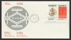 Canada #565b, Plains Indians, Pair, Tagged, Type B, First Day Cover, FDC 1972