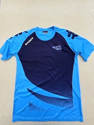 Kappa Vintage Soccer Jersey #7 Blue XXL Mens Athletic Fit