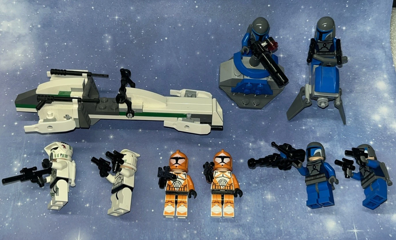 LEGO Star Wars #7913 & #7914*Loose* 100% Complete W/8 Minifigures *Battle Packs