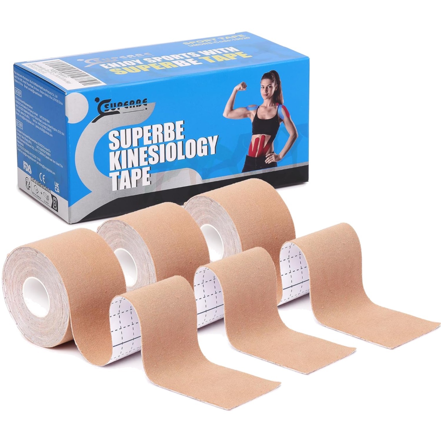 Kinesiology Tape Physio Tape Sportband Schmerztherapie Muskelunterstützung