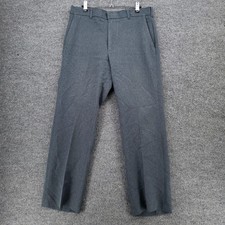 VINTAGE Levis Dress Pants Mens 32x29 Blue Action Slacks Straight Trouser 70s USA