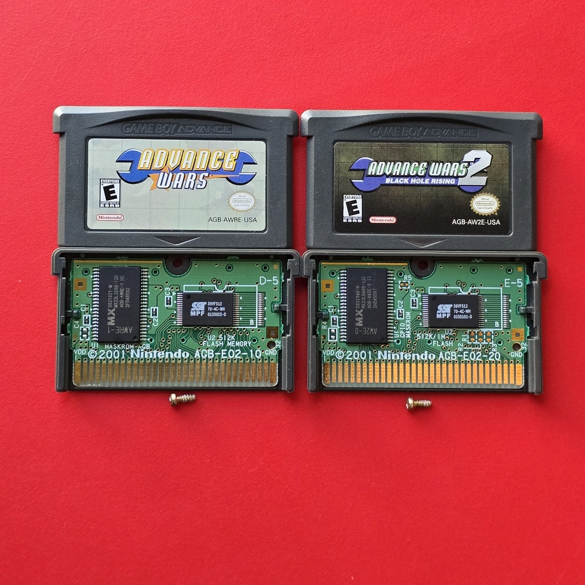 Advance Wars 1 2: Black Hole Rising Game Boy Advance Lot 2 Advance Wars 1 2: Black Hole Rising Game Boy Advance Lot 2