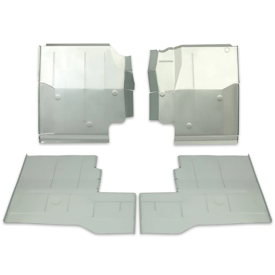 Front & Rear Floor Pans 4PC Kit For Jeep CJ7 CJ8 Scrambler & YJ Wrangler 76-96 Foto 2 de 4