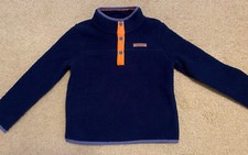 NWT Kids Vineyard Vines XS 5-6 yr Snap Placket Serpa Pullover Navy