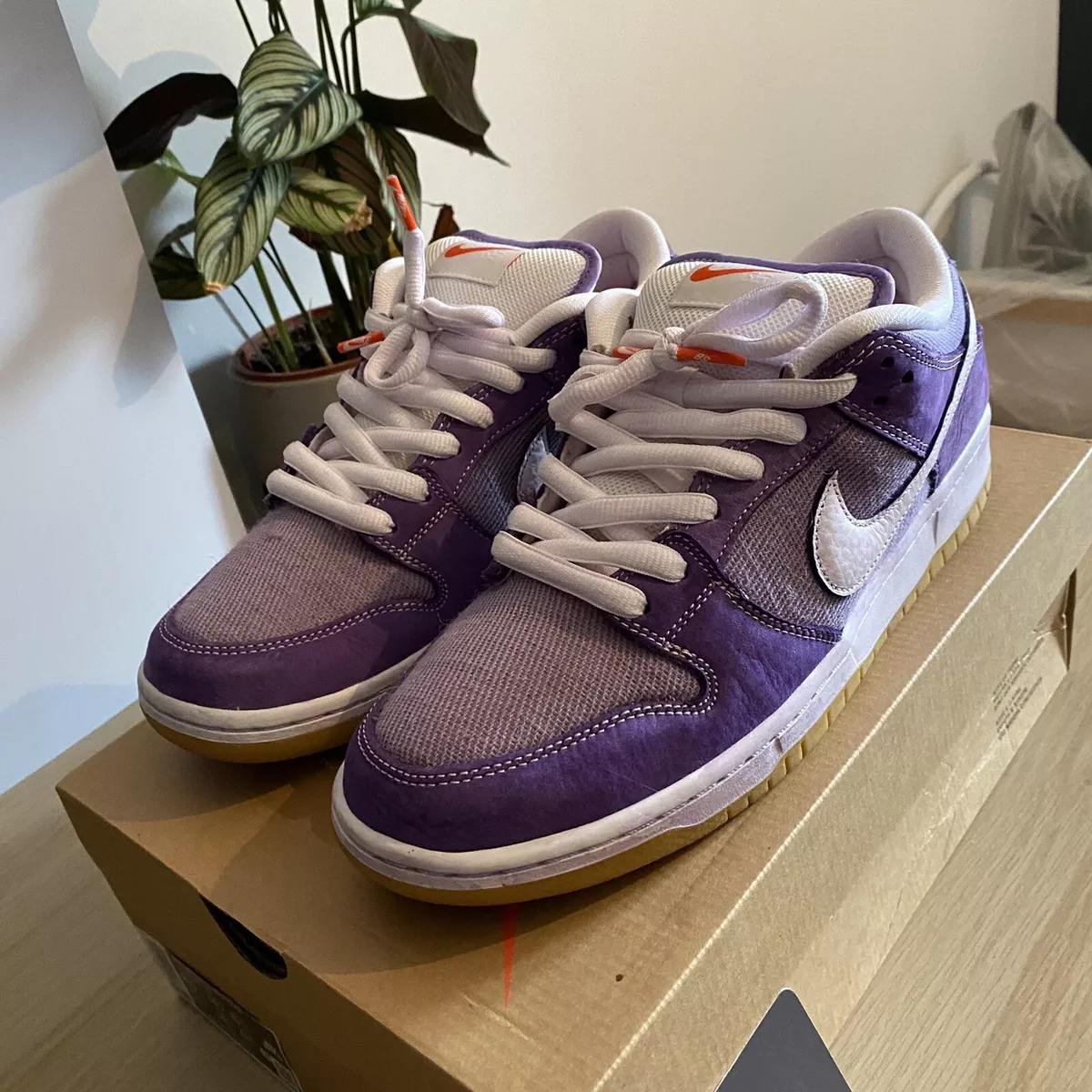 Nike SB Dunk Low Orange Label Unbleached Pack Lilac (UK8.5)