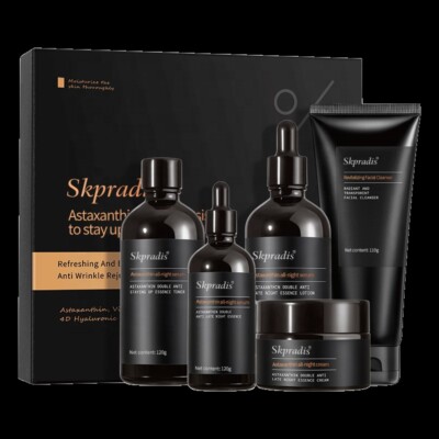 Mode Schönheitssalon Glasflasche Astaxanthin Hyaluronsäure feuchtigkeitsspendender Aufenthalt