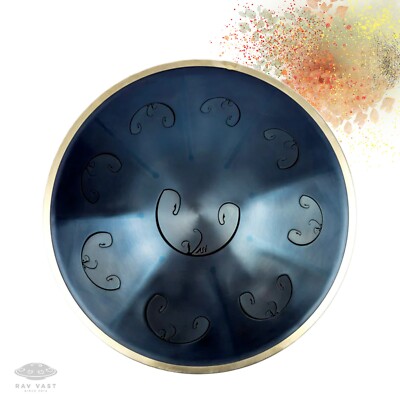 RAV Vast B Celtic Minor Indigo Steel Tongue Drum Handpan