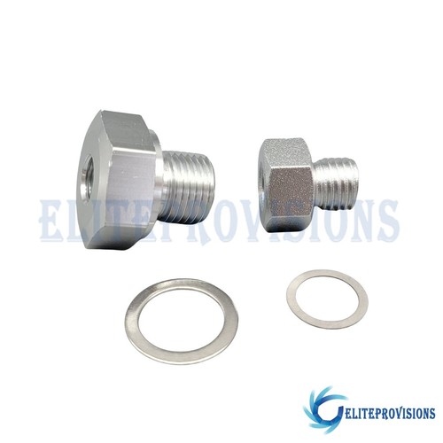 For LS1 4.8 5.3 6.0 Swap M12 M16 Oil Pressure Coolant Temp Gauge Fitting Adapter