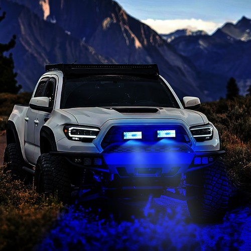 Nilight 6.5" LED Light Pod Blue Triple Row 2PCS 120W Flood Spot Combo Lights - Picture 9 of 9
