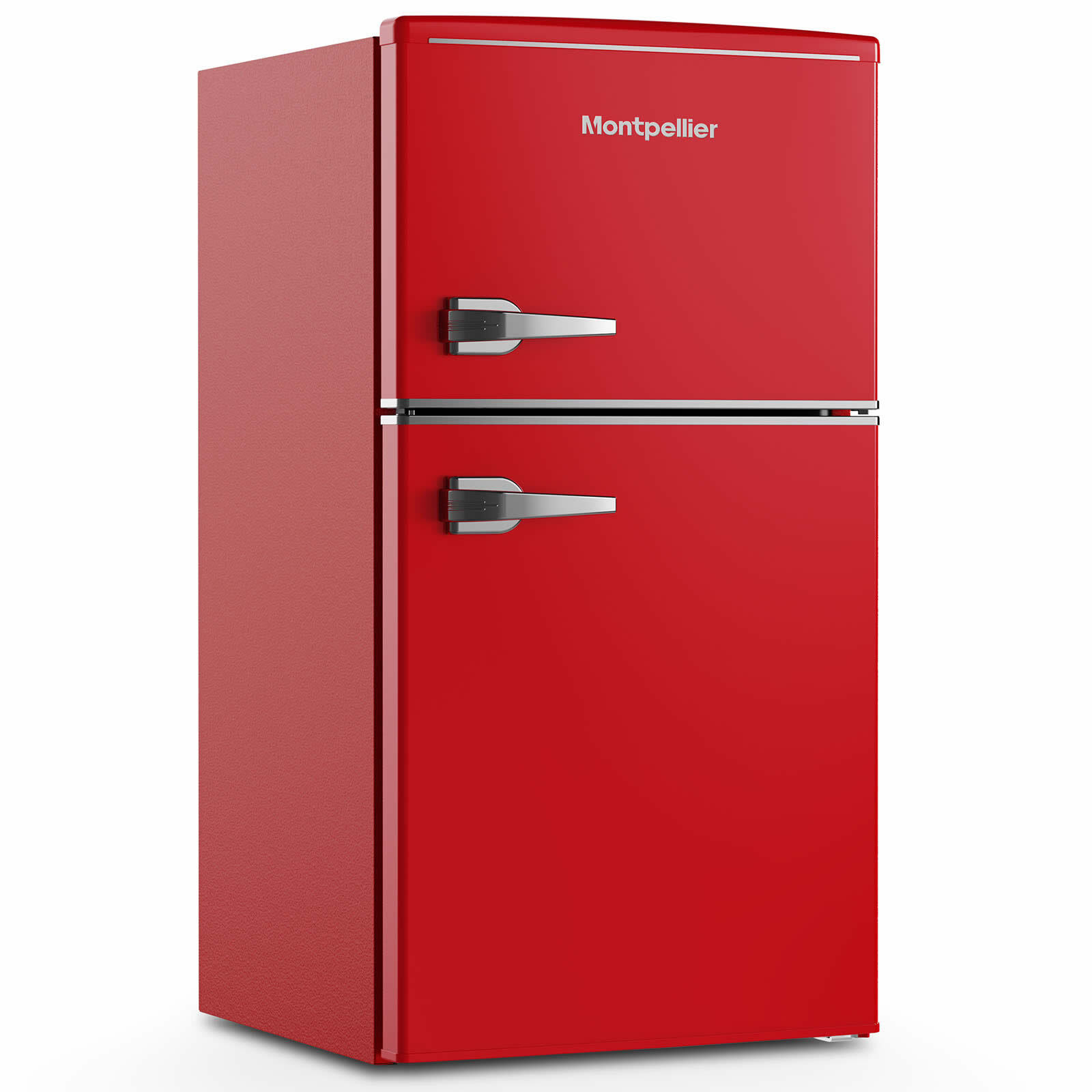 Montpellier MAB2035ER Undercounter Retro Fridge Freezer - Red - Image 3