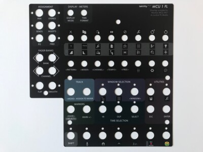 Overlay für Mackie MCU Mk1 zur Steuerung von FL Studio